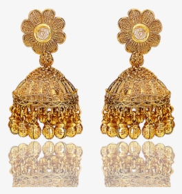 Gold Plated Jhumkas"  Src="//cdn - Earrings, HD Png Download, Free Download